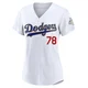 Ben Casparius ＃78 Los Angeles Dodgers Limited Women's Gold White 2026 Collection Stadium Jersey