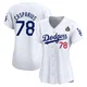 Ben Casparius ＃78 Los Angeles Dodgers Limited Women's White Home 2024 World Series Jersey