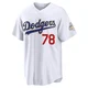 Ben Casparius ＃78 Los Angeles Dodgers Limited Youth Gold White 2026 Collection Stadium Jersey