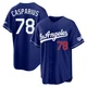 Ben Casparius ＃78 Los Angeles Dodgers Limited Youth Royal Alternate Stadium Jersey