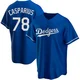 Ben Casparius ＃78 Los Angeles Dodgers Replica Youth Royal Alternate Jersey