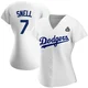 Blake Snell ＃7 Los Angeles Dodgers Authentic Women's White Home 2024 World Series Jersey