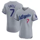 Blake Snell ＃7 Los Angeles Dodgers Elite Men's Gray Road Jersey