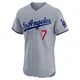 Blake Snell ＃7 Los Angeles Dodgers Elite Men's Gray Road Jersey