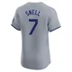 Blake Snell ＃7 Los Angeles Dodgers Elite Men's Gray Road Jersey