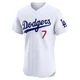 Blake Snell ＃7 Los Angeles Dodgers Elite Men's White Home Jersey