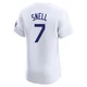 Blake Snell ＃7 Los Angeles Dodgers Elite Men's White Home Jersey