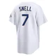 Blake Snell ＃7 Los Angeles Dodgers Limited Men's Gold White 2026 Collection Stadium Jersey