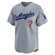 Blake Snell ＃7 Los Angeles Dodgers Limited Men's Gray Away Jersey