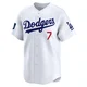 Blake Snell ＃7 Los Angeles Dodgers Limited Men's White 2024 World Tour Seoul Series Home Jersey