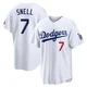 Blake Snell ＃7 Los Angeles Dodgers Limited Men's White Home Stadium Jersey
