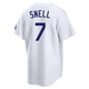 Blake Snell ＃7 Los Angeles Dodgers Limited Men's White Home Stadium Jersey