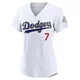 Blake Snell ＃7 Los Angeles Dodgers Limited Women's Gold White 2026 Collection Stadium Jersey
