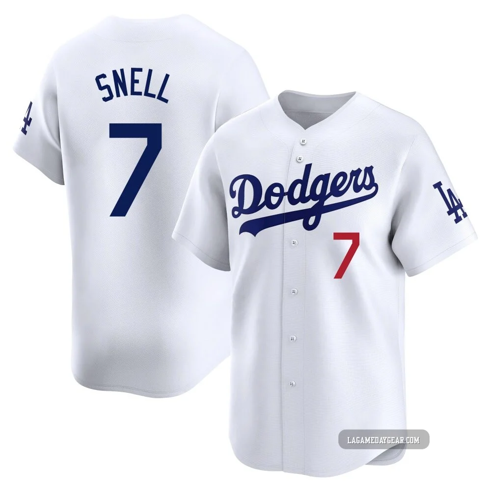 Blake Snell ＃7 Los Angeles Dodgers Limited Youth White Home Jersey