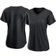 Blake Snell ＃7 Los Angeles Dodgers Replica Women's Black Pitch Fashion Jersey