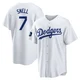 Blake Snell ＃7 Los Angeles Dodgers Replica Youth White 2024 World Tour Seoul Series Home Jersey
