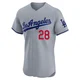 Bobby Miller ＃28 Los Angeles Dodgers Elite Men's Gray Road Jersey
