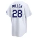 Bobby Miller ＃28 Los Angeles Dodgers Limited Men's White Home Stadium Jersey