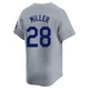 Bobby Miller ＃28 Los Angeles Dodgers Limited Youth Gray Away Jersey