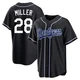 Bobby Miller ＃28 Los Angeles Dodgers Replica Youth Black Fashion Out Jersey