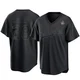 Bobby Miller ＃28 Los Angeles Dodgers Replica Youth Black Pitch Fashion 2024 World Series Jersey