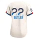 Brett Butler ＃22 Los Angeles Dodgers Limited Women's Cream 2024 City Connect Jersey