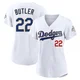 Brett Butler ＃22 Los Angeles Dodgers Limited Women's Gold White 2026 Collection Stadium Jersey