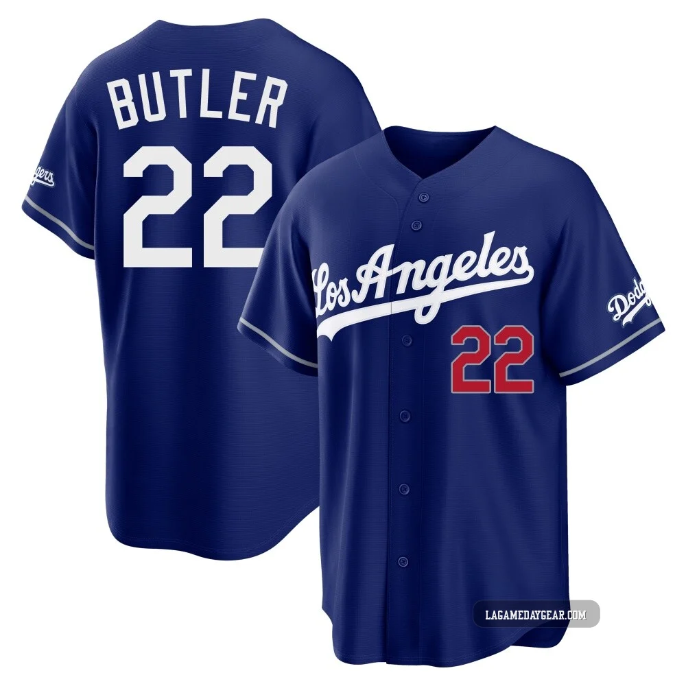 Brett Butler ＃22 Los Angeles Dodgers Limited Youth Royal Alternate Stadium Jersey