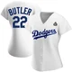 Brett Butler ＃22 Los Angeles Dodgers Replica Women's White Home 2024 World Series Jersey