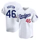 Burt Hooton ＃46 Los Angeles Dodgers Limited Men's White Home 2024 World Series Champions Jersey