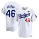 Burt Hooton ＃46 Los Angeles Dodgers Limited Men's White Home 2025 World Series Jersey