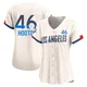 Burt Hooton ＃46 Los Angeles Dodgers Limited Women's Cream 2024 City Connect Jersey