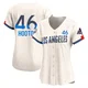 Burt Hooton ＃46 Los Angeles Dodgers Limited Women's Cream 2024 City Connect World Series Champions Jersey