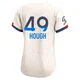 Charlie Hough ＃49 Los Angeles Dodgers Limited Women's Cream 2024 City Connect Jersey
