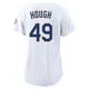 Charlie Hough ＃49 Los Angeles Dodgers Limited Women's Gold White 2026 Collection Stadium Jersey