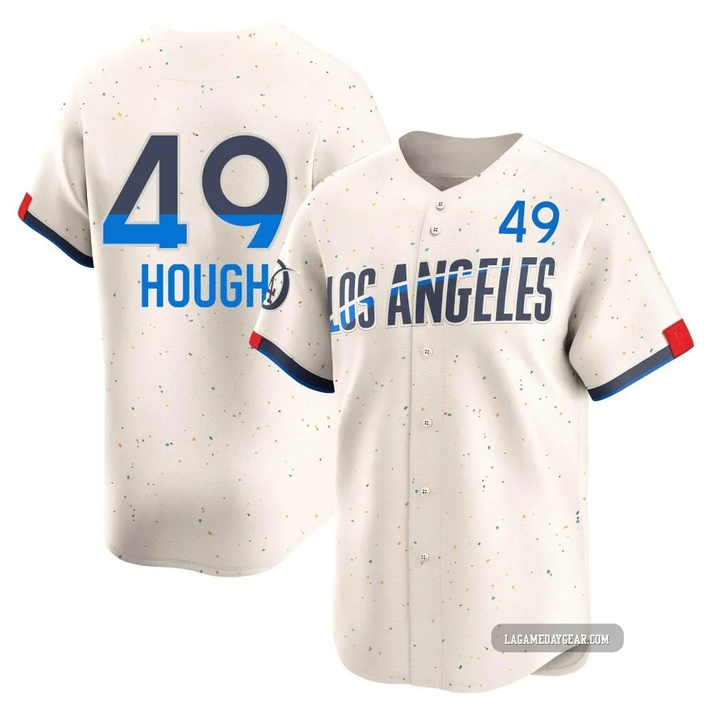 Charlie Hough ＃49 Los Angeles Dodgers Limited Youth Cream 2024 City Connect Jersey