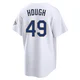 Charlie Hough ＃49 Los Angeles Dodgers Limited Youth Gold White 2026 Collection Stadium Jersey