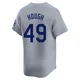 Charlie Hough ＃49 Los Angeles Dodgers Limited Youth Gray Away Jersey