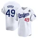 Charlie Hough ＃49 Los Angeles Dodgers Limited Youth White Home 2024 World Series Jersey