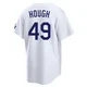 Charlie Hough ＃49 Los Angeles Dodgers Limited Youth White Home Stadium Jersey