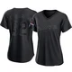 Chayce McDermott ＃62 Los Angeles Dodgers Authentic Women's Black Pitch Fashion 2024 World Series Champions Jersey