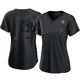 Chayce McDermott ＃62 Los Angeles Dodgers Authentic Women's Black Pitch Fashion 2024 World Series Jersey