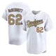 Chayce McDermott ＃62 Los Angeles Dodgers Limited Youth Gold White 2025 Collection Jersey