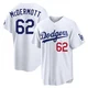 Chayce McDermott ＃62 Los Angeles Dodgers Limited Youth White Home Stadium Jersey