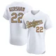 Clayton Kershaw ＃22 Los Angeles Dodgers Elite Men's Gold White 2025 Collection Jersey