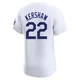 Clayton Kershaw ＃22 Los Angeles Dodgers Elite Men's White Home 2024 World Series Jersey