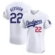 Clayton Kershaw ＃22 Los Angeles Dodgers Elite Men's White Home Jersey