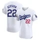 Clayton Kershaw ＃22 Los Angeles Dodgers Elite Men's White Home World Series Champions Jersey