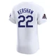 Clayton Kershaw ＃22 Los Angeles Dodgers Elite Men's White Home World Series Champions Jersey