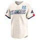 Clayton Kershaw ＃22 Los Angeles Dodgers Limited Men's Cream 2024 City Connect World Series Champions Jersey